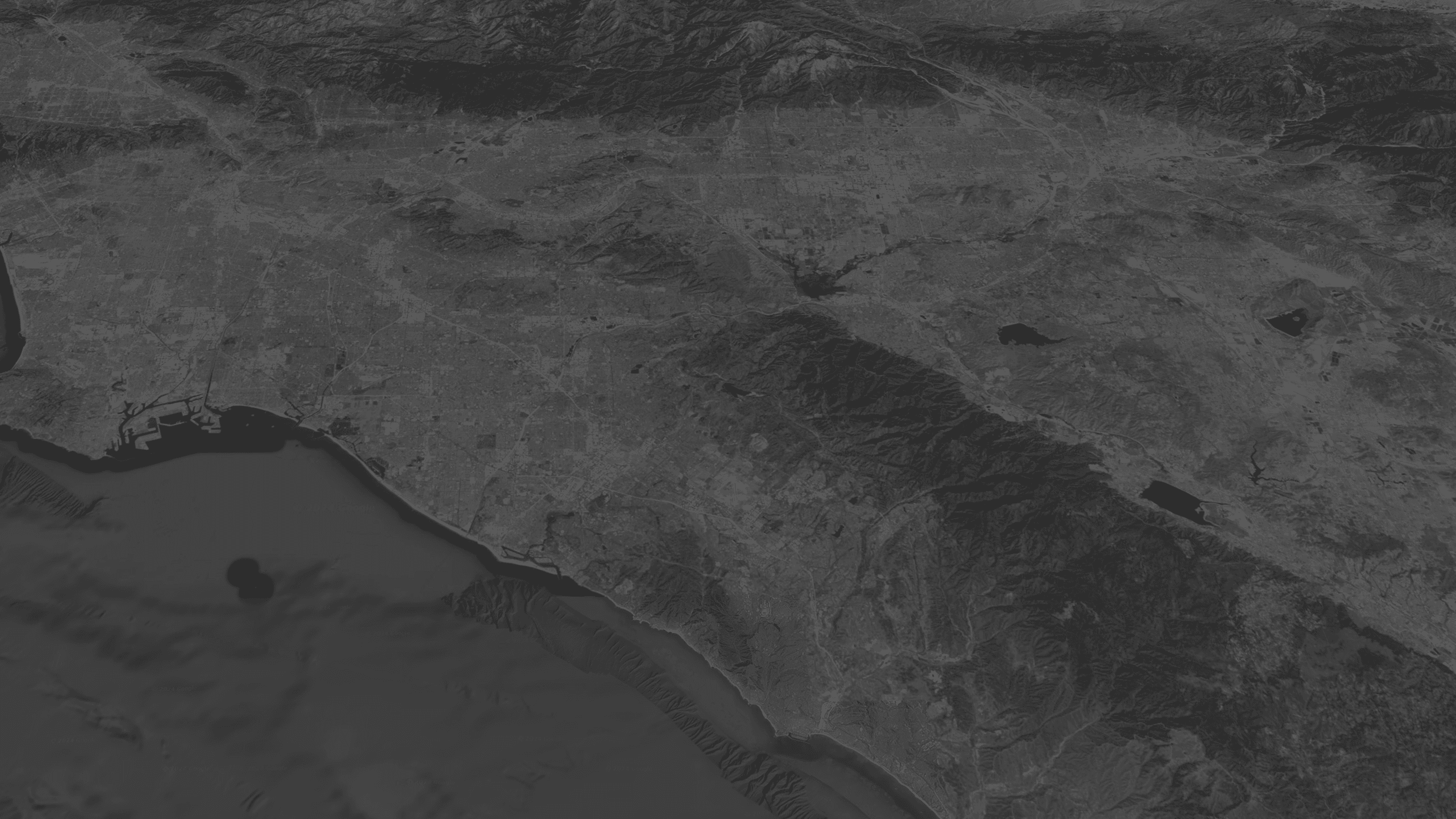 Southern California satellite map