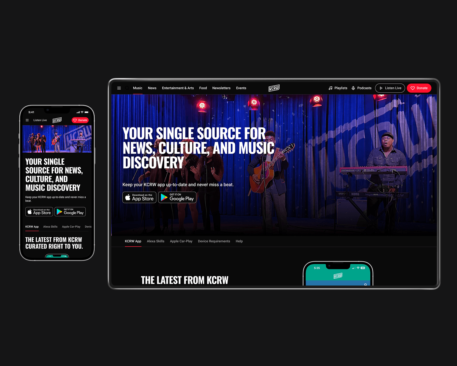 KCRW App Engagement Case Study Hero